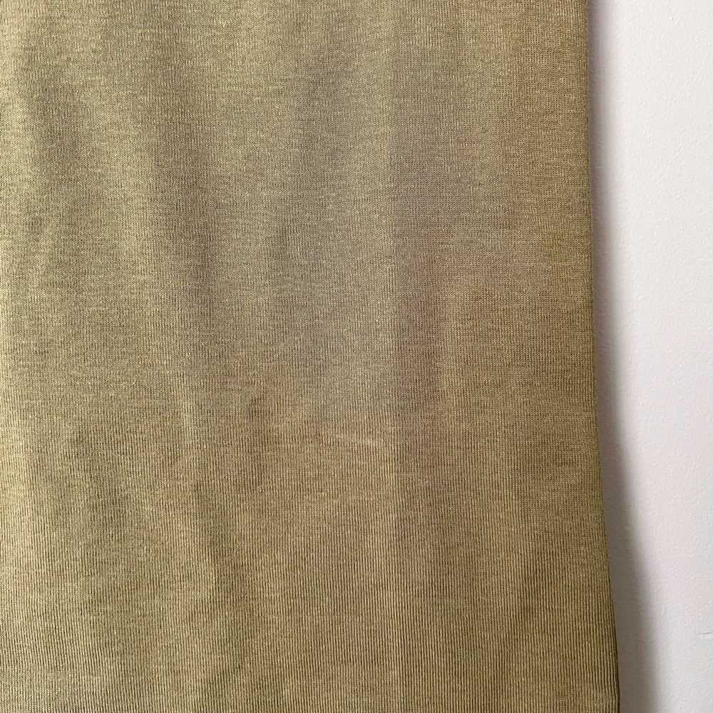 J.Crew Perfect-Fit Open-Neck Tee | Frosty Olive | Size XS